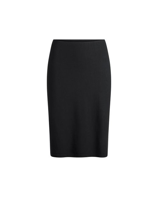 Skims Black Midi Skirt