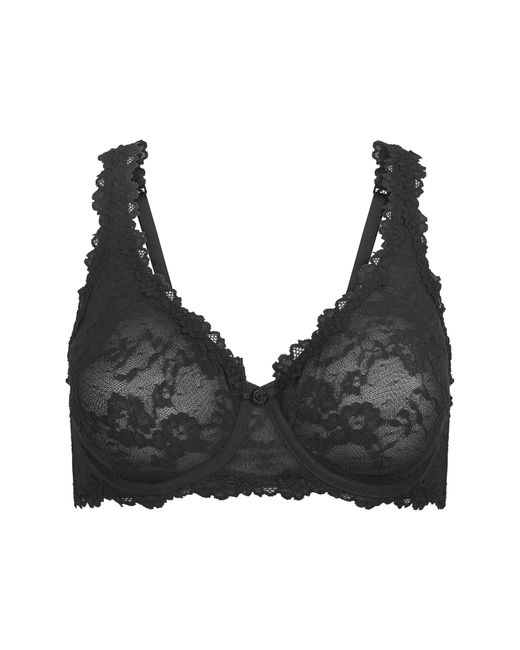 Skims Black Unlined Full Coverage Bra