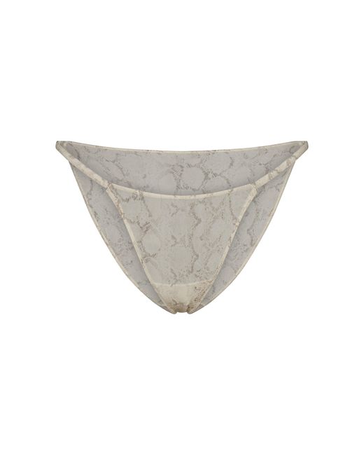 Skims Gray String Bikini