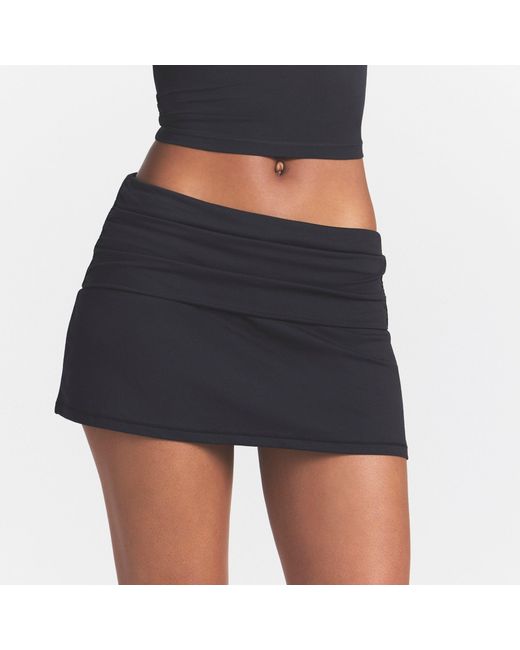 Skims Blue Foldover Skort