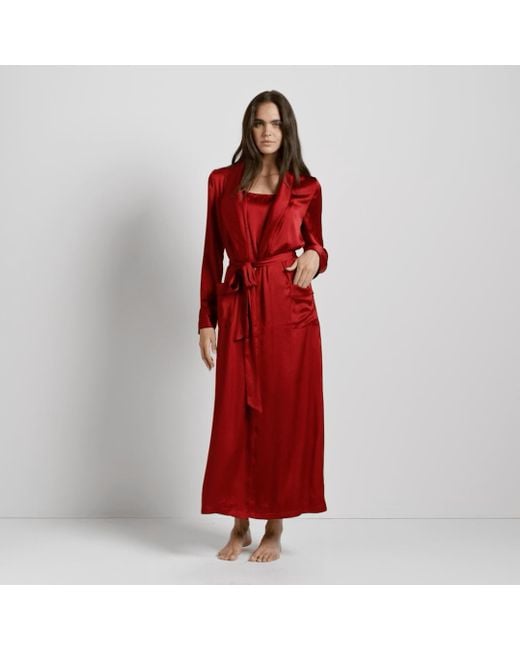 Skims Red Long Robe