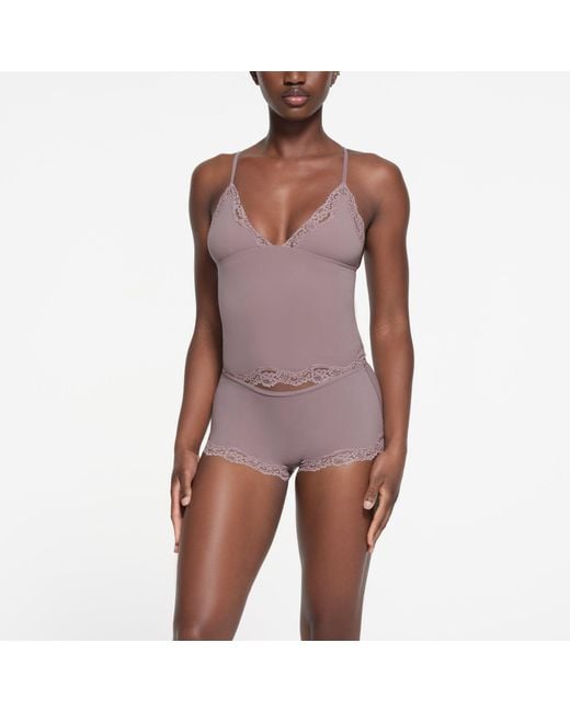 Skims Purple Triangle Cami Top