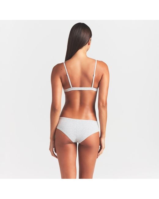 Skims Gray Triangle Bralette
