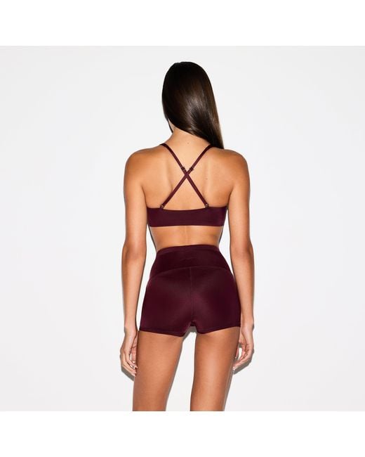 Skims Purple Drawcord 2" Short