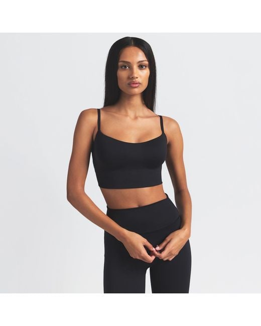 Skims Black Cami Bra Top