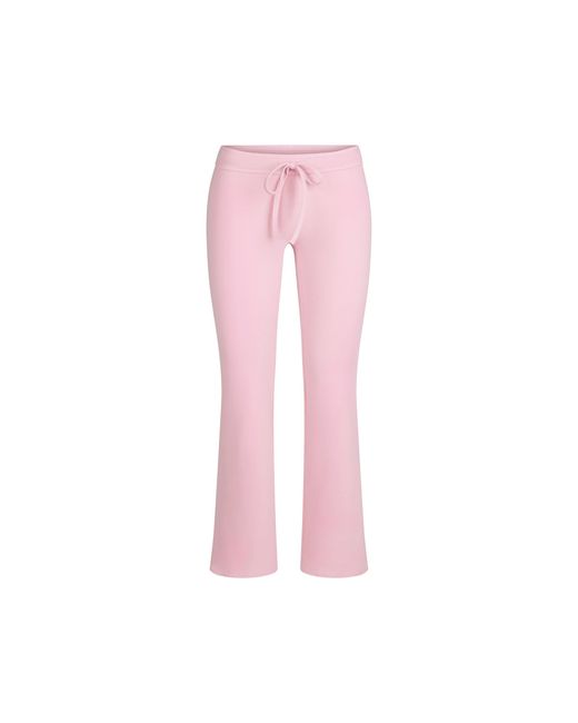 Skims Pink Low Rise Crop Pant