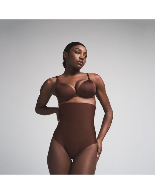 Skims Brown Core Sculpt High-Waisted Brief