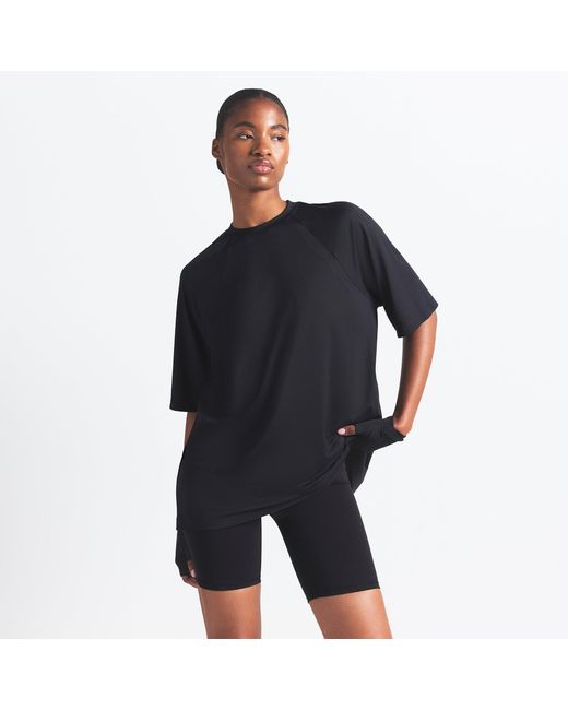 Skims Black Oversized T-Shirt