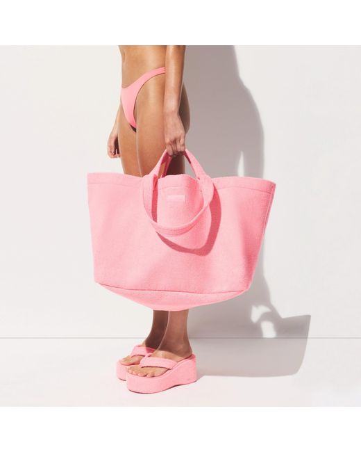 Skims Pink Jumbo Tote