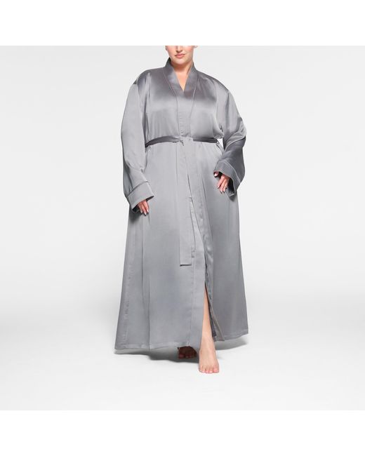 Skims Gray Long Robe