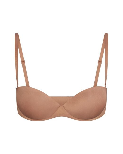 Skims Natural Strapless Push-Up Bra
