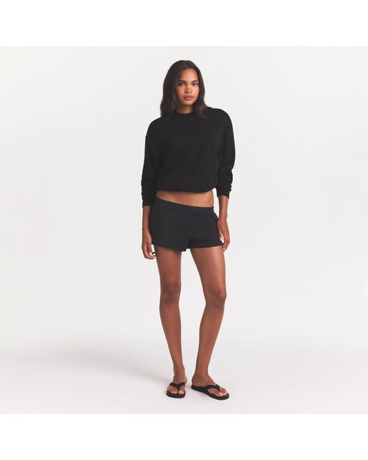 Skims Black Classic Crewneck