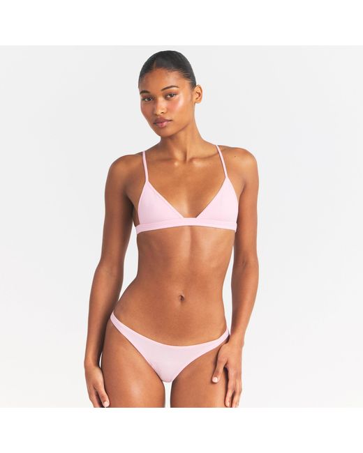 Skims Orange Triangle Bralette