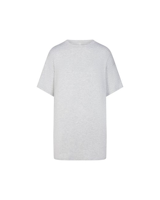 Skims White Sleep T-shirt Mini Dress