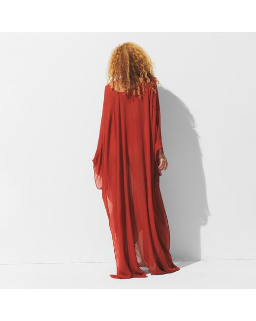 Skims Red Long Kaftan