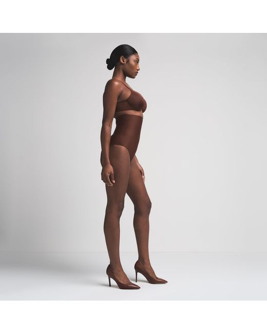 Skims Brown Core Sculpt High-Waisted Brief