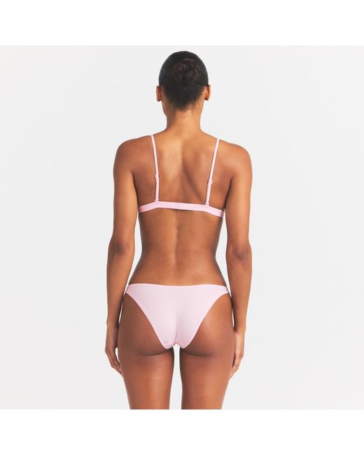 Skims Orange Triangle Bralette
