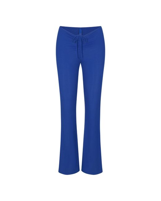 Skims Ruched Pants in Blue