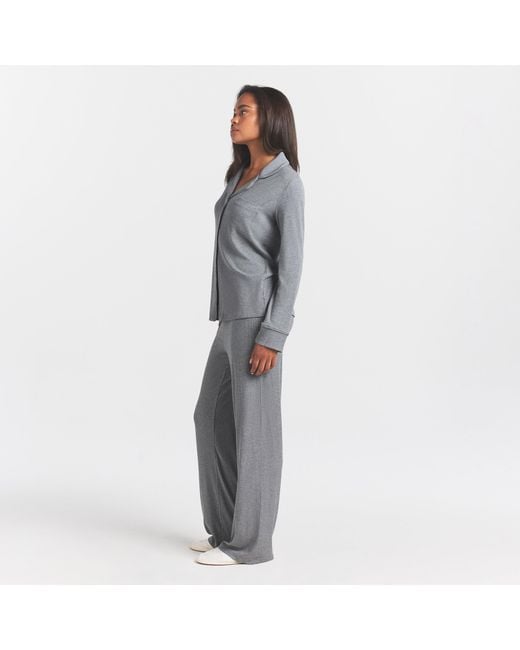Skims Gray Soft Lounge Sleep Set