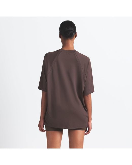 Skims Purple Oversized Tee