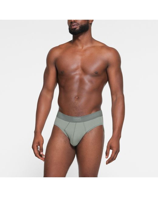 Skims Gray 3-Pack Brief for men