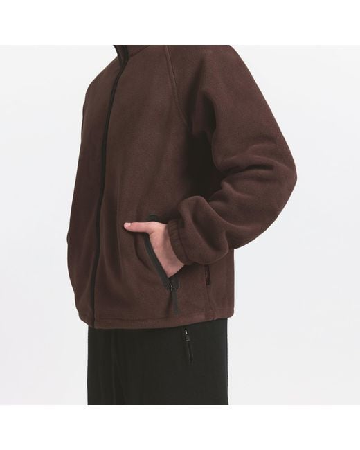 Skims Brown Zip Up Jacket for men