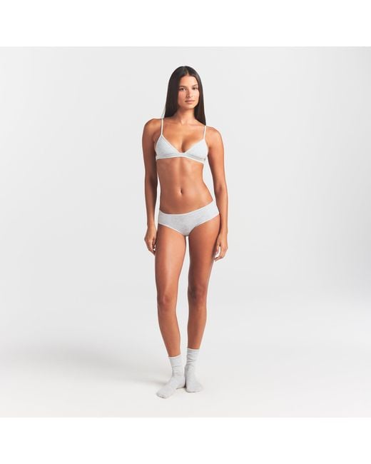 Skims Gray Triangle Bralette