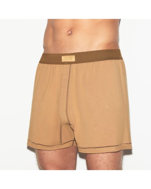 Skims Natural Knit Boxer for men