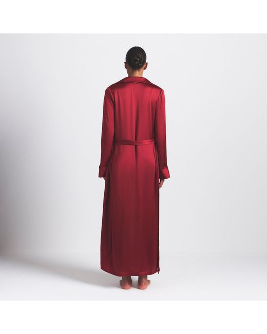 Skims Red Long Robe