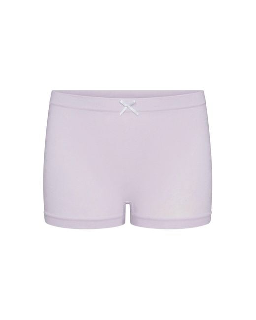 Skims Purple Juniors Boy Short 3-Pack