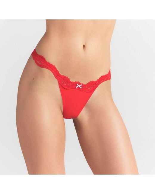 Skims Red String Thong 5-Pack