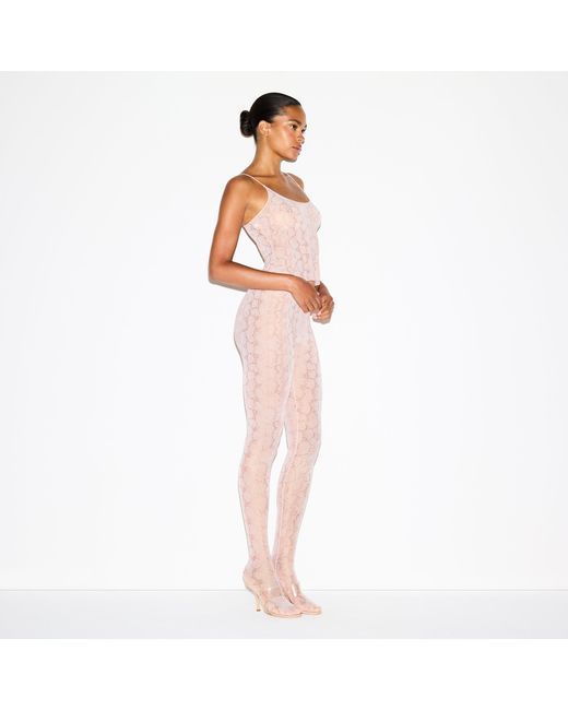 Skims Pink Footed Legging