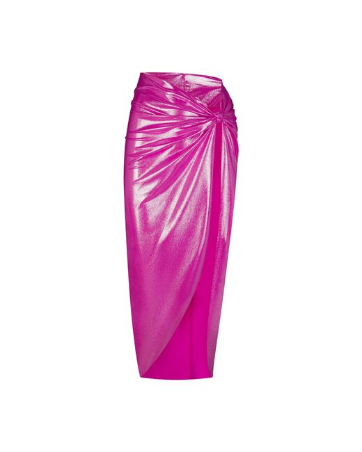 Skims Pink Sarong Skirt