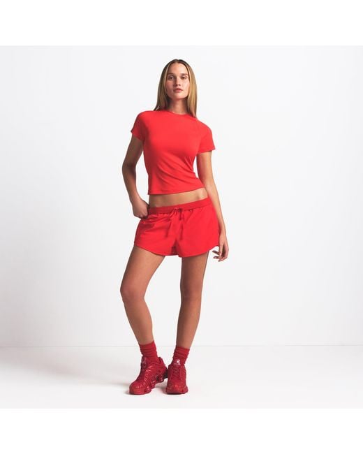 Skims Red 2.5" Runner Short