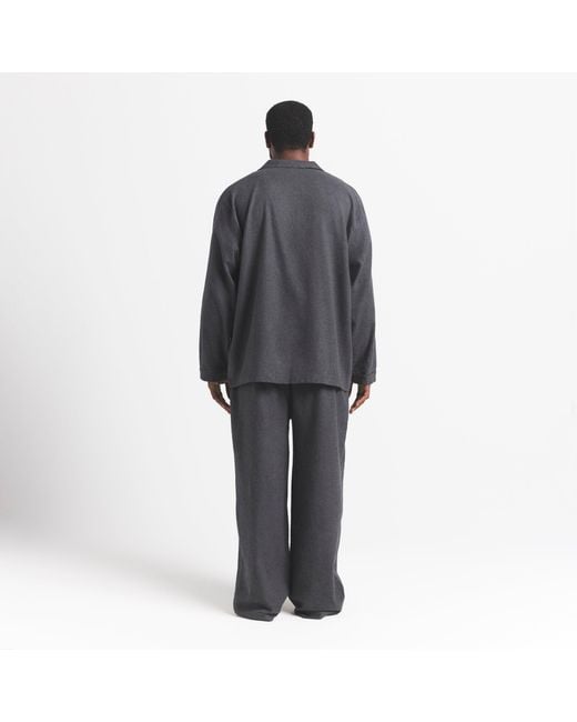 Skims Blue Flannel Sleep Sleep Set for men