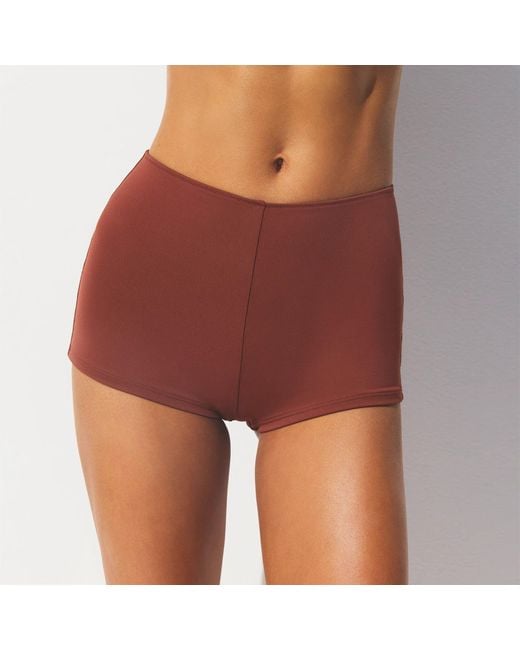 Skims Red Short Bikini Bottom