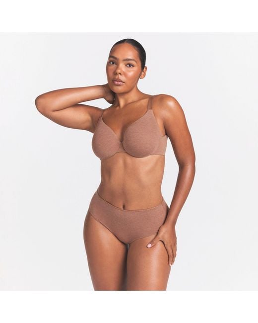 Skims Brown Full Coverage Bra