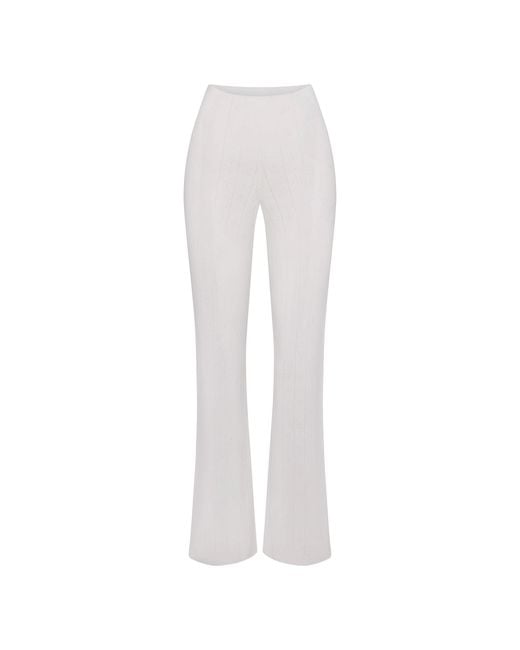 Skims White Straight Leg Pants