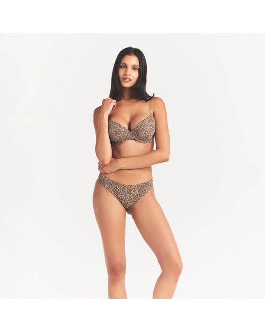 Skims Brown Thong