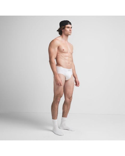 Skims White Brief for men