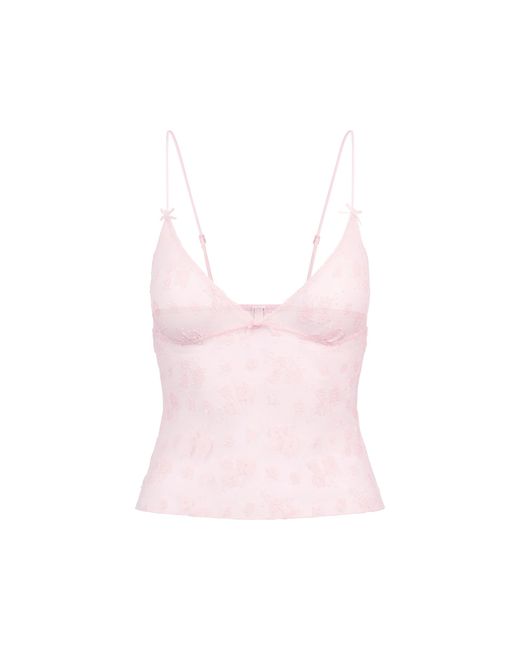 Skims Pink Triangle Cami Top