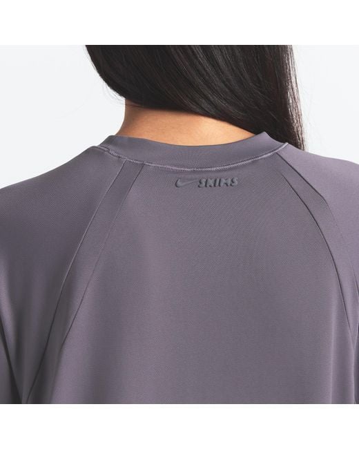 Skims Purple Oversized Tee