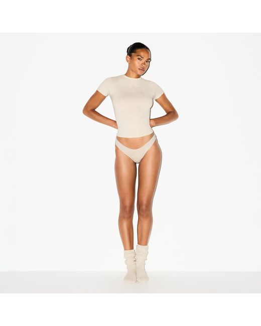 Skims White Thong