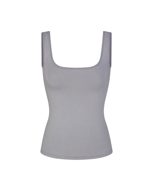 Skims Tank Top in Gray Lyst