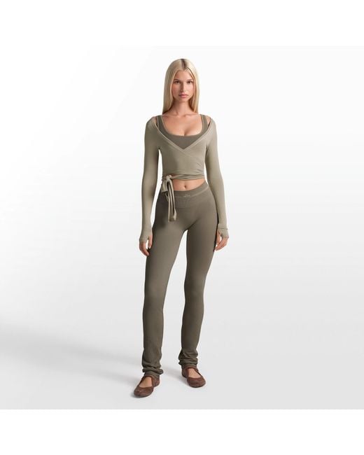 Skims Gray 34" Straight Legging