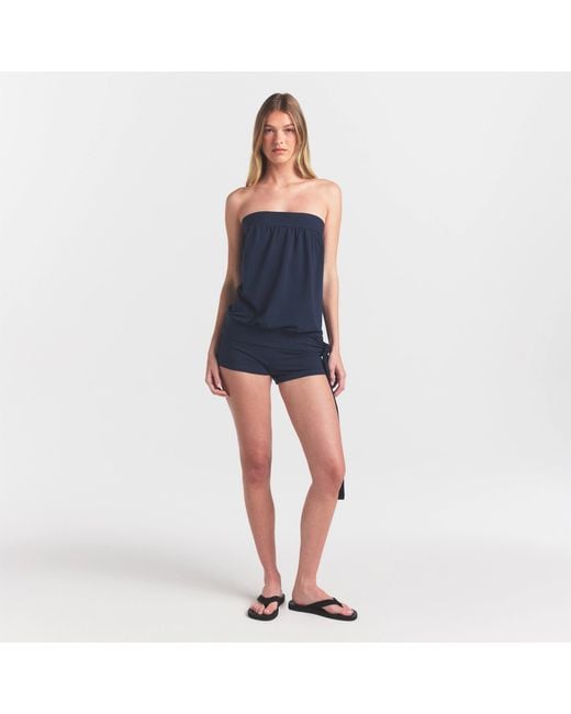 Skims Blue Foldover Short