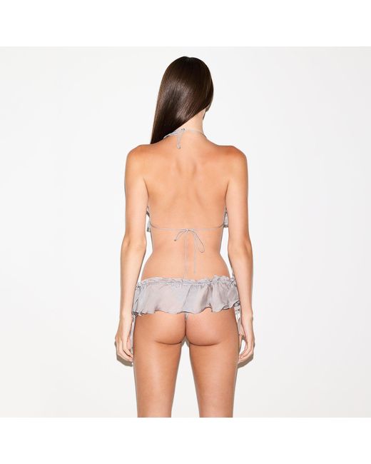 Skims White Tie Side Thong