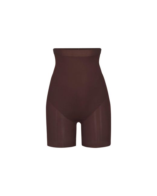 Skims Barely There Shapewear Mid Thigh Short in Cocoa (Brown) Lyst