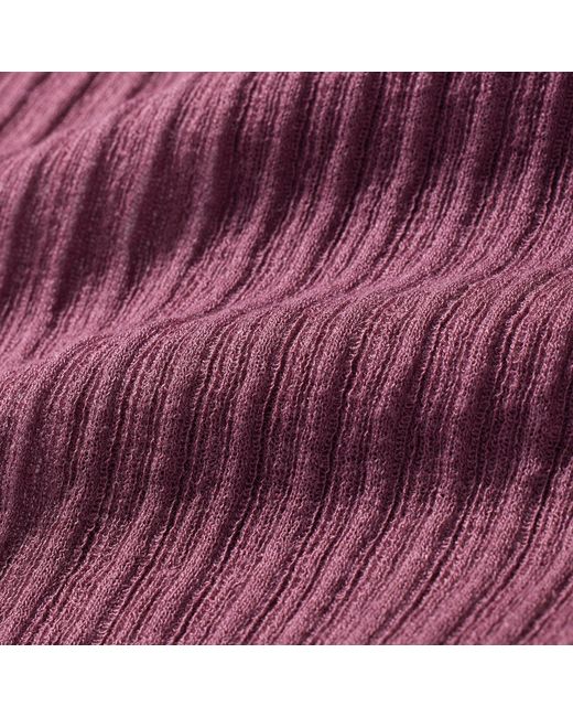 Skims Purple Mock Neck Tunic