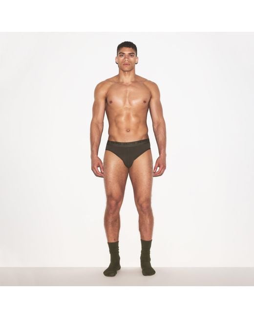 Skims Green 3-Pack Brief for men